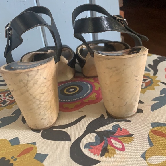 Swedish Hasbeens Peep Toe Super High- EUC! - Picture 8 of 9